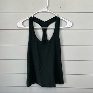 Lululemon nulu racerback tank top dark green women’s size 6
